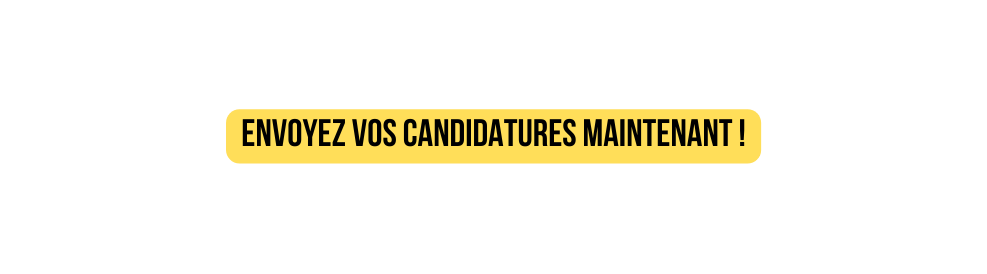 envoyez vos candidatures maintenant